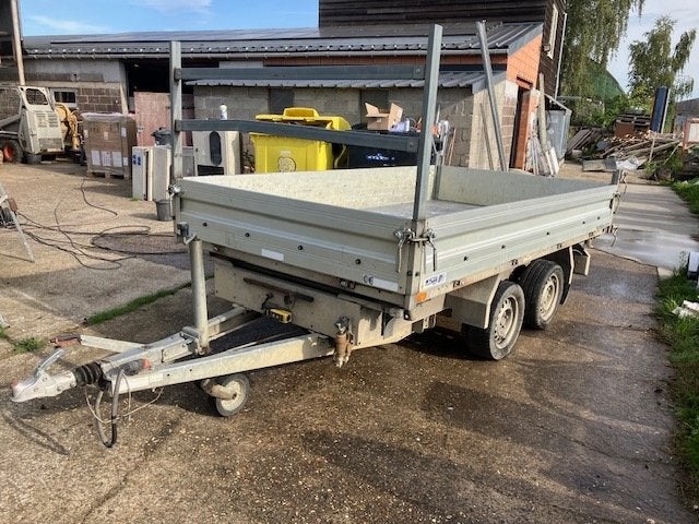 3-zijdige kipper HUMBAUR 3 ton met huif 4400€excl-5324€incl, Enlèvement, Comme neuf