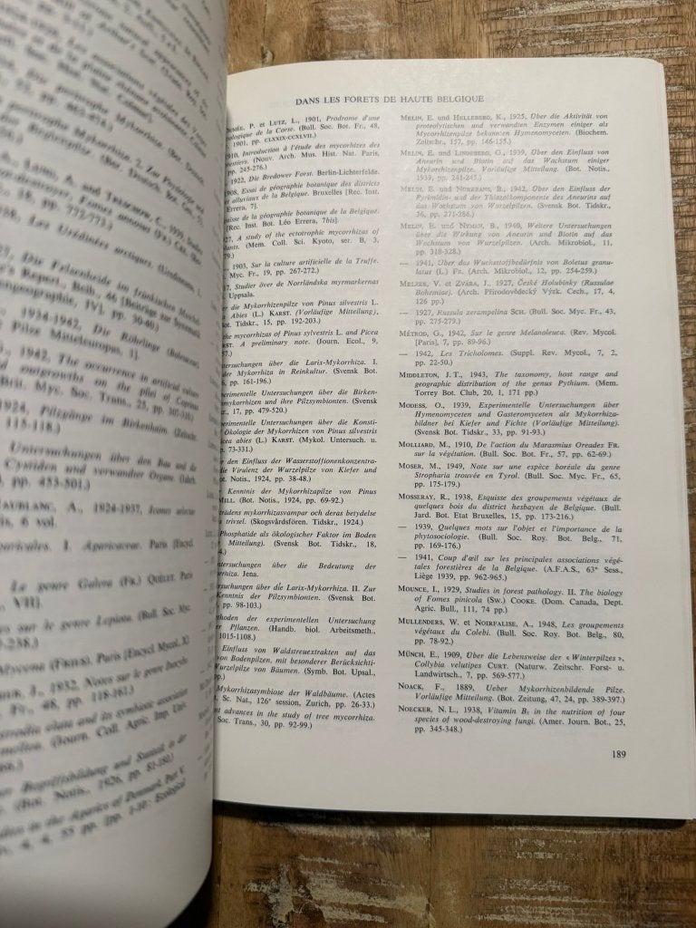 Recherches mycosoociologiques dans les foret- Darimont, Boeken, Natuur, Gelezen, Bloemen, Planten en Bomen, Fredi Darimont, Ophalen of Verzenden