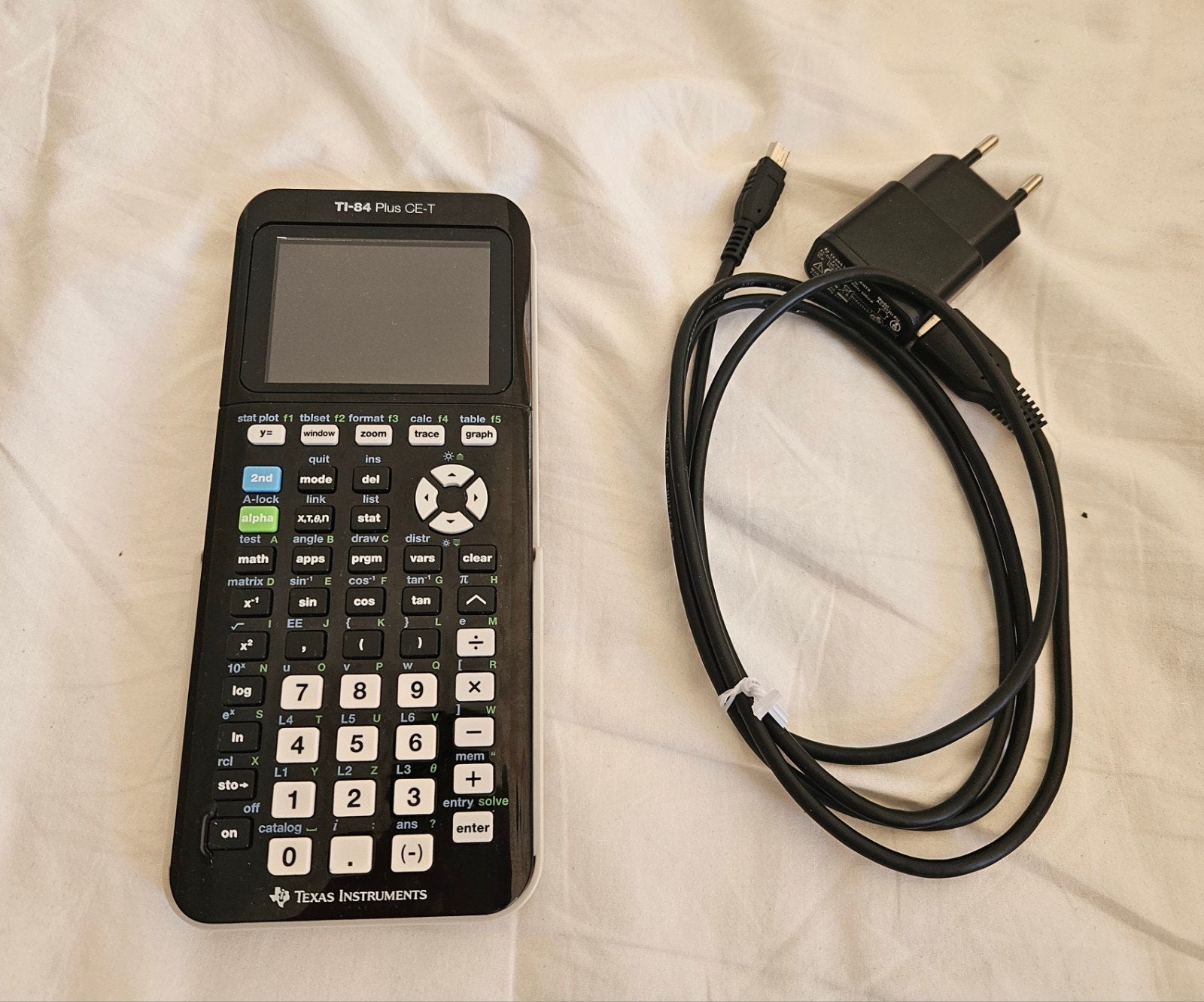 Rekenmachine TI-84 Plus CE-T, Divers, Calculatrices, Enlèvement, Calculatrices graphique, Comme neuf