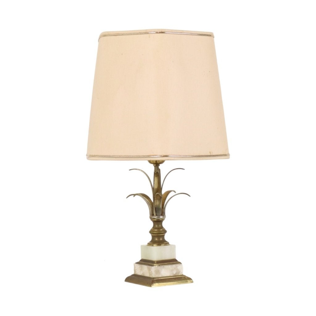 Vintage Palmboom Ananas Tafellamp Massive Seventies 48cm, Enlèvement ou Envoi