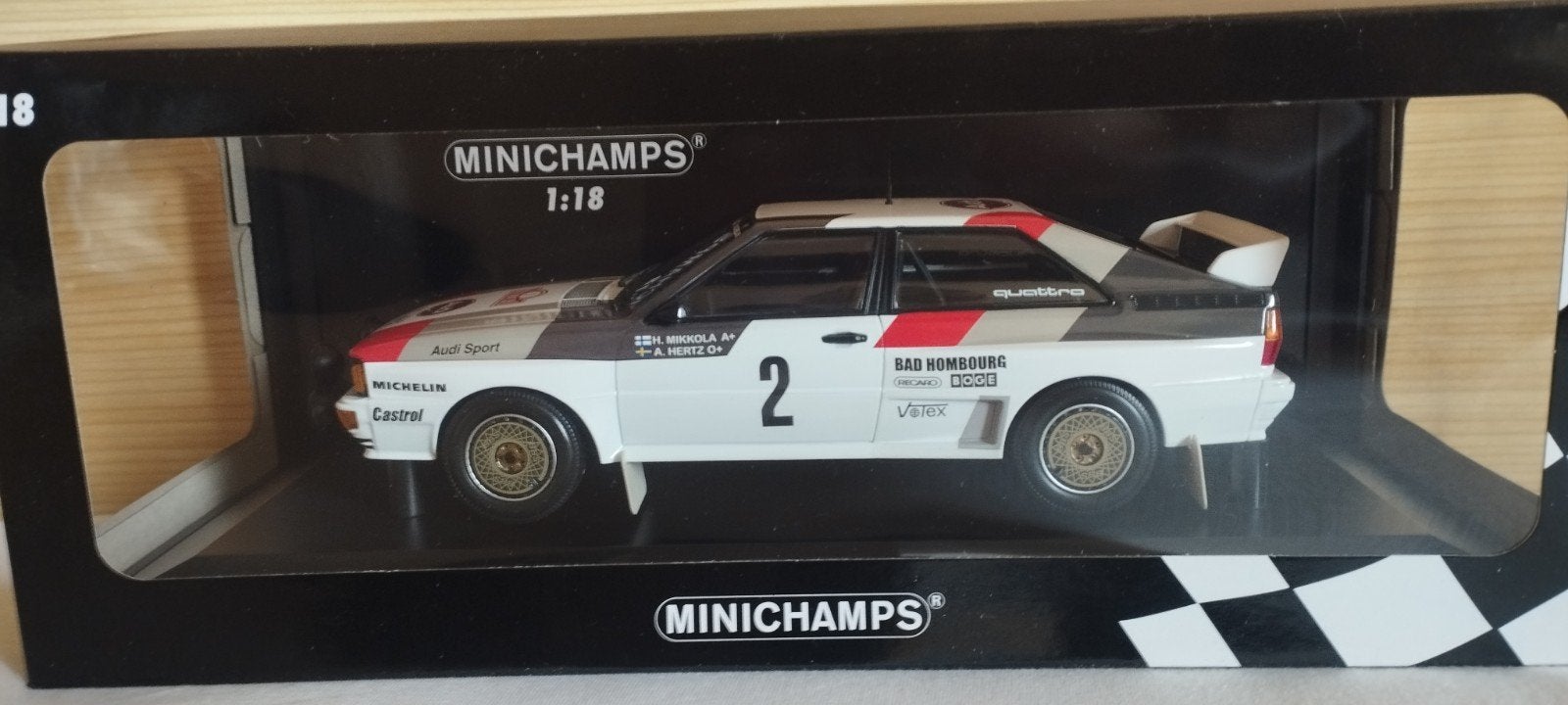 minichamps audi Quattro a1, Enlèvement ou Envoi, Neuf, Voiture, MiniChamps