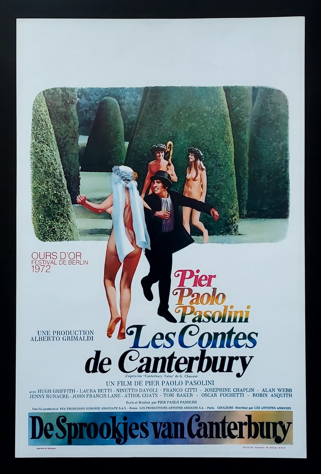 PASOLINI The Canterbury Tales 1972 poster, Verzamelen, Verzenden
