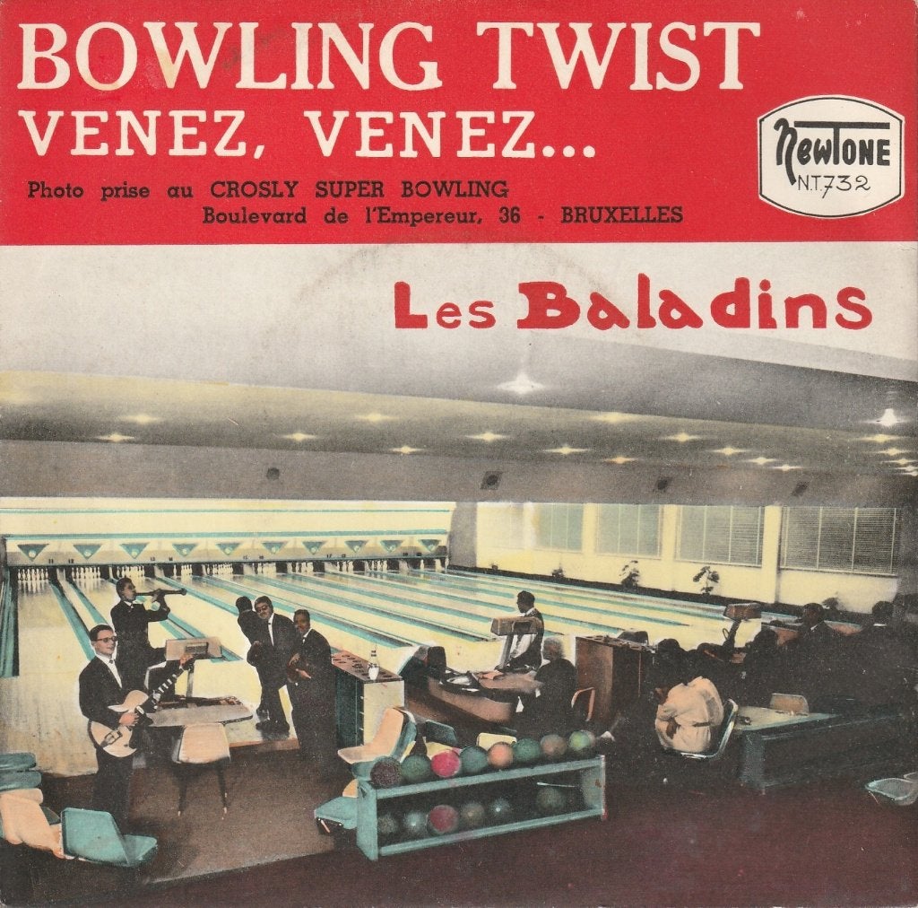 Les Baladins - Bowling twist - BELPOP, 7 inch, Single, Zo goed als nieuw, Pop