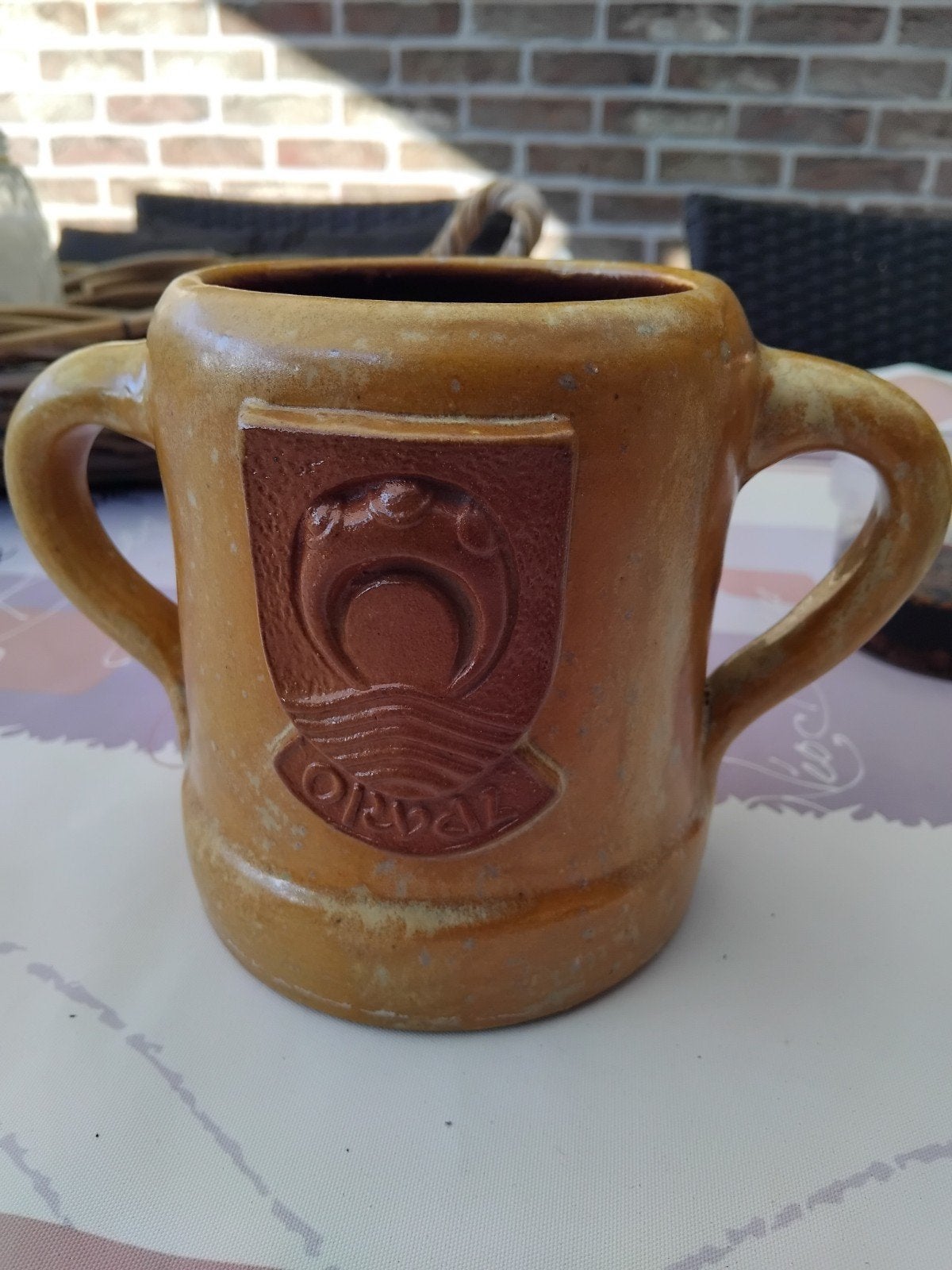 Orval stenen  bierpot, Verzamelen, Ophalen of Verzenden