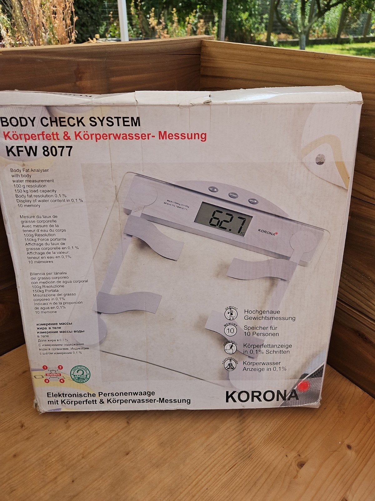 Korona KFW 8077 elektronische impedantieschaal