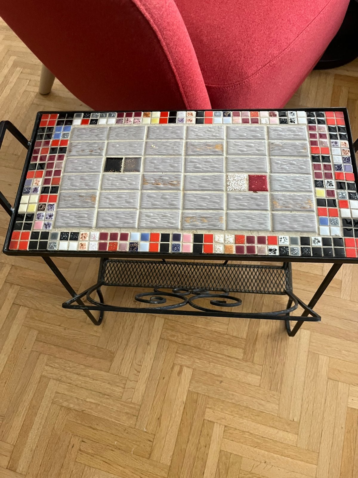 Vintage krantenhouder, Ophalen, Zo goed als nieuw, Vintage