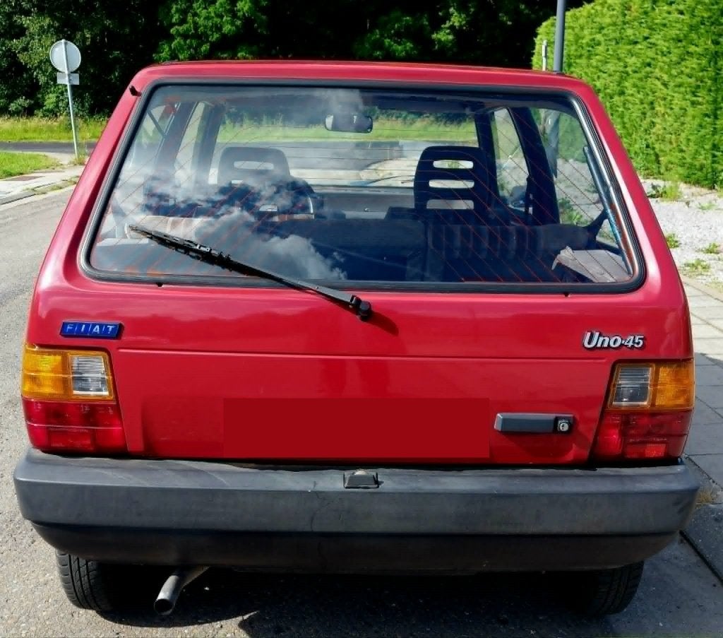 FIAT UNO 45 - 1000 FIRE, Autos, Rouge, Achat, Boîte manuelle, 5 places
