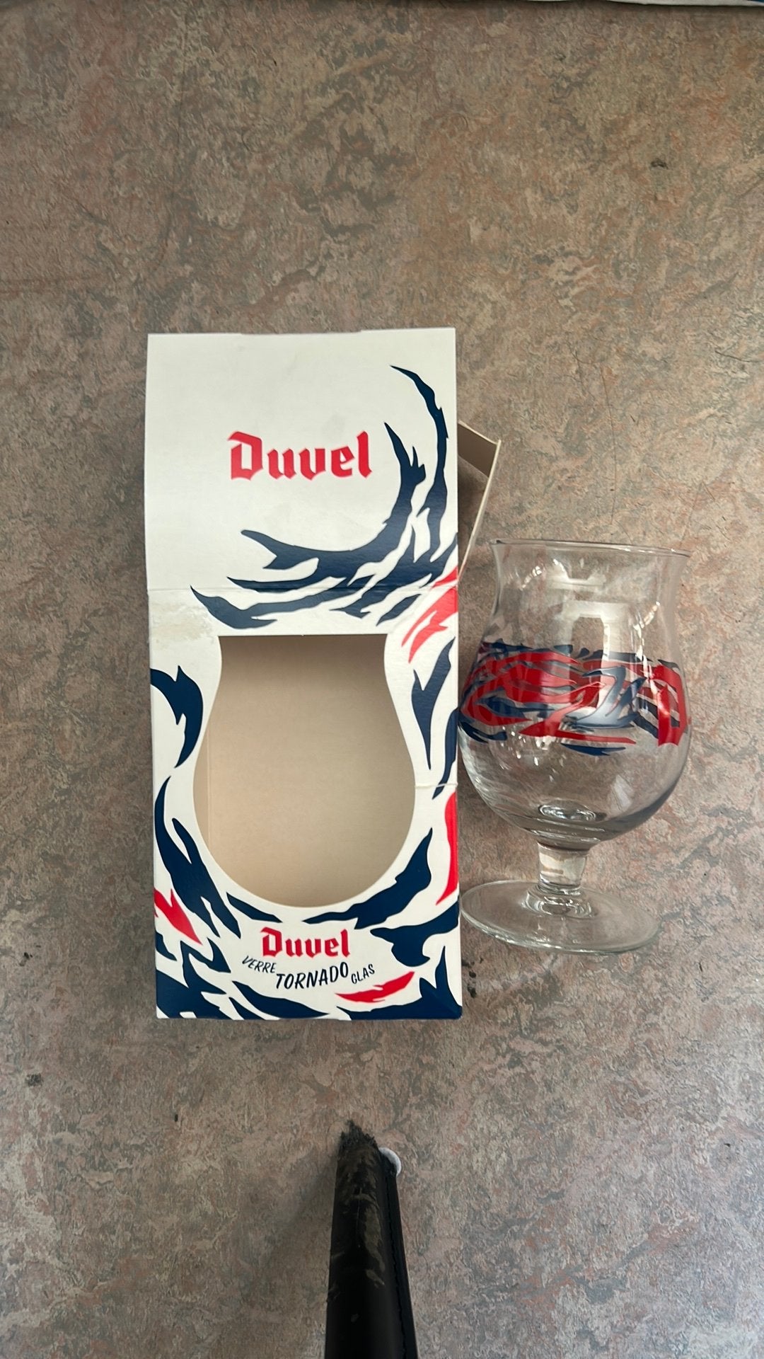 Verre à bière  Duvel Tornado., Collections, Marques & Objets publicitaires, Enlèvement