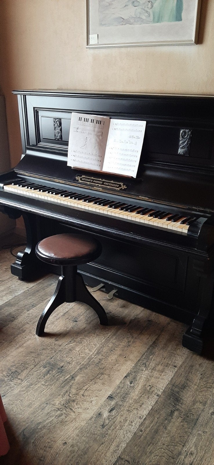 Piano zwart, Muziek en Instrumenten, Piano's, Ophalen