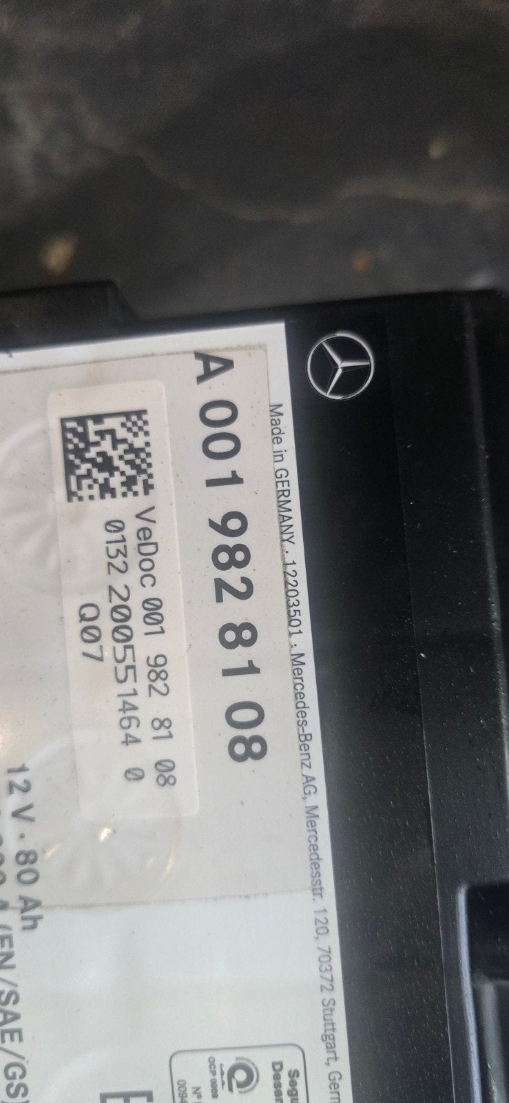 Gebruikte Mercedes batterij