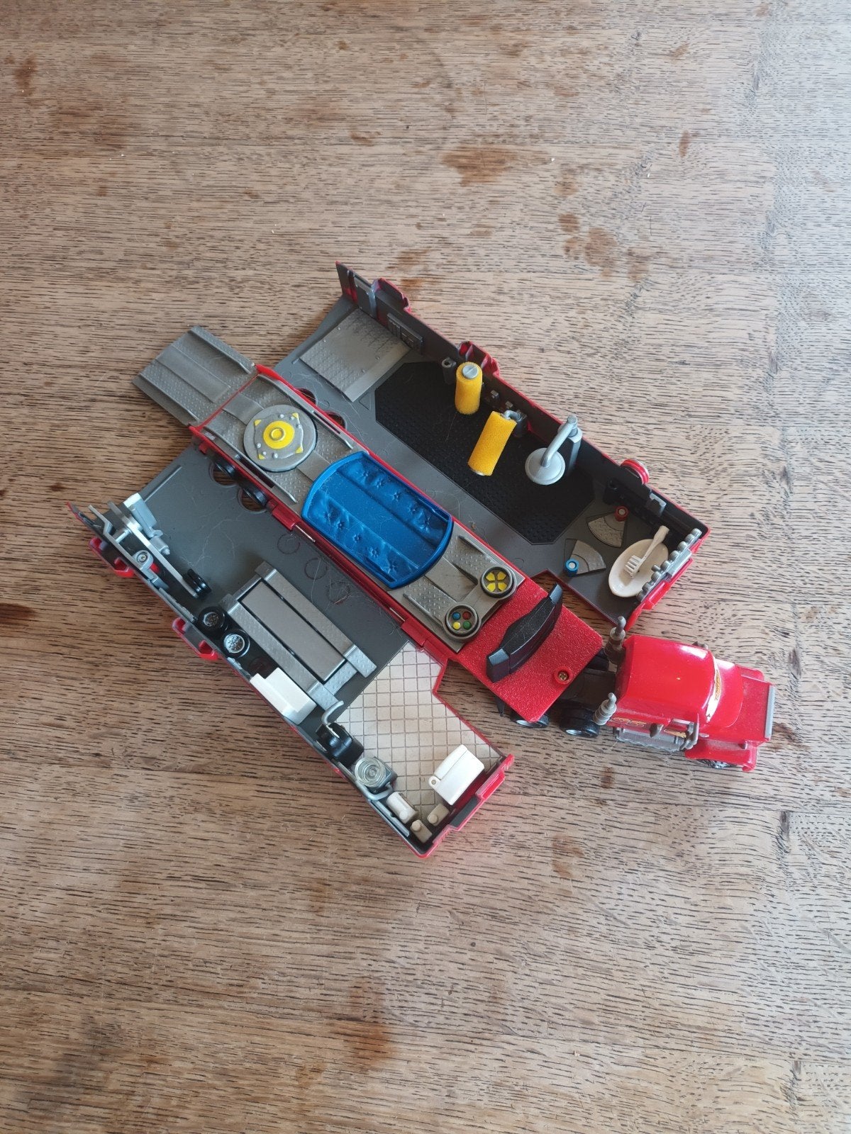 set auto's en motoren, Kinderen en Baby's, Speelgoed |Speelgoedvoertuigen, Ophalen of Verzenden, Gebruikt