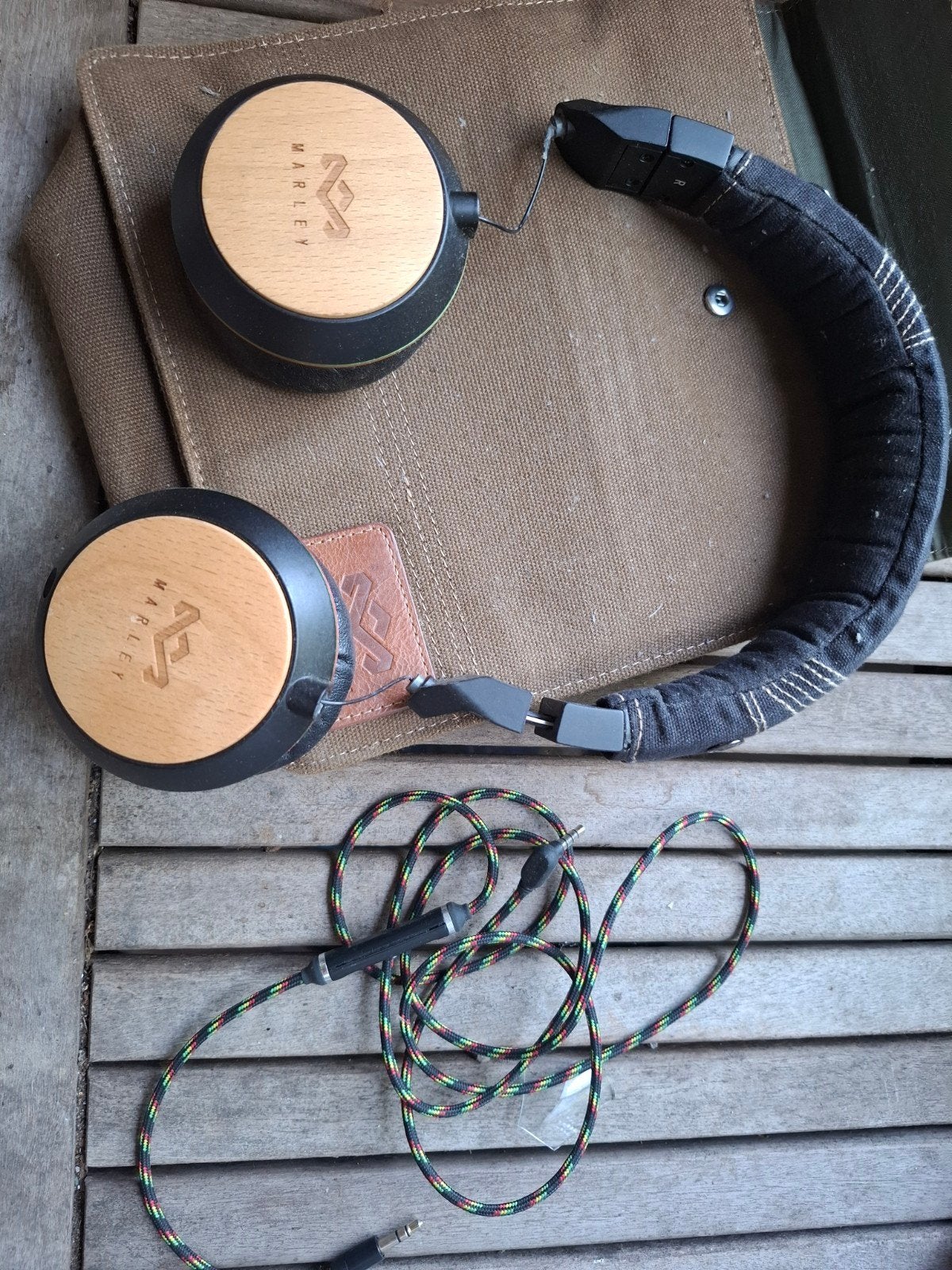 Wooden Headsets Bob Marley, collectors, Ophalen