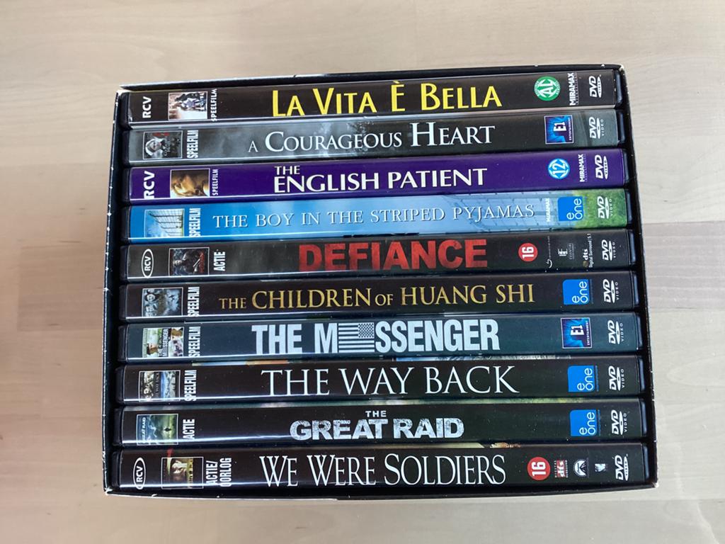 10 dvd’s in box, Ophalen, Zo goed als nieuw
