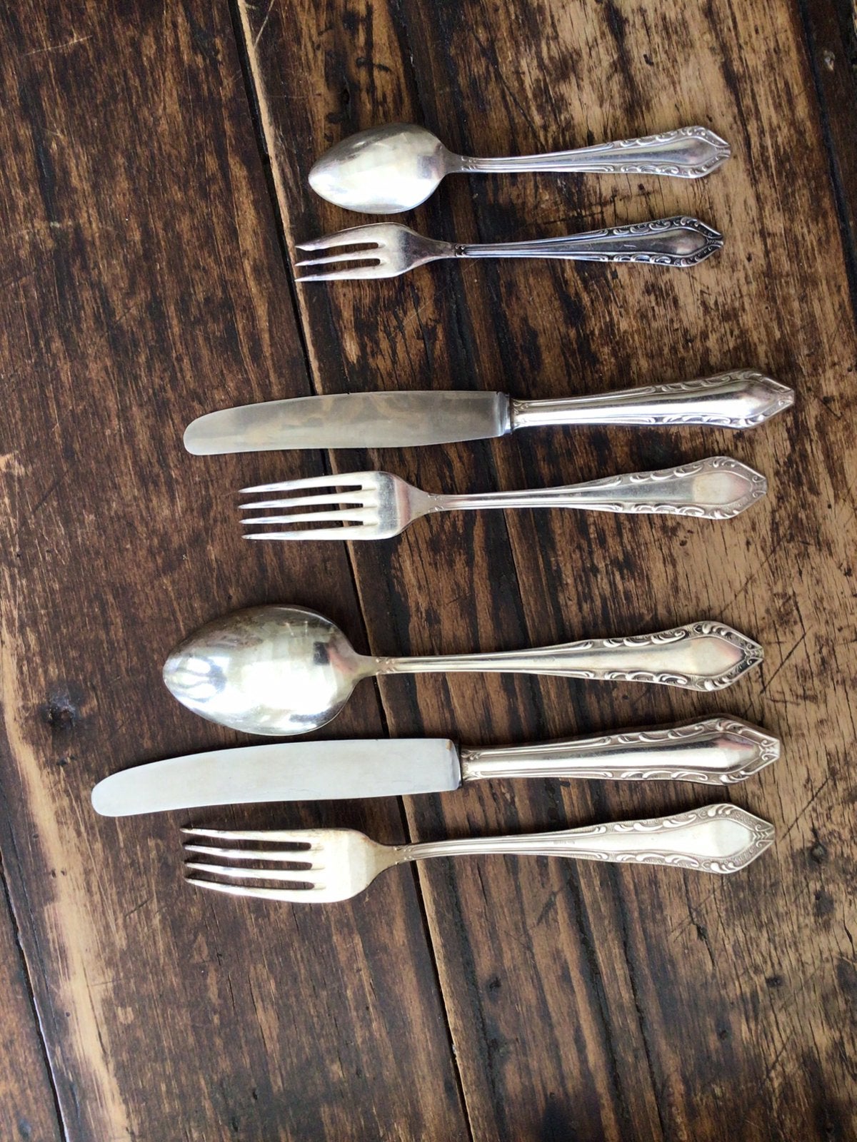 Zilver bestek, 12 personen, Antiek en Kunst, Ophalen