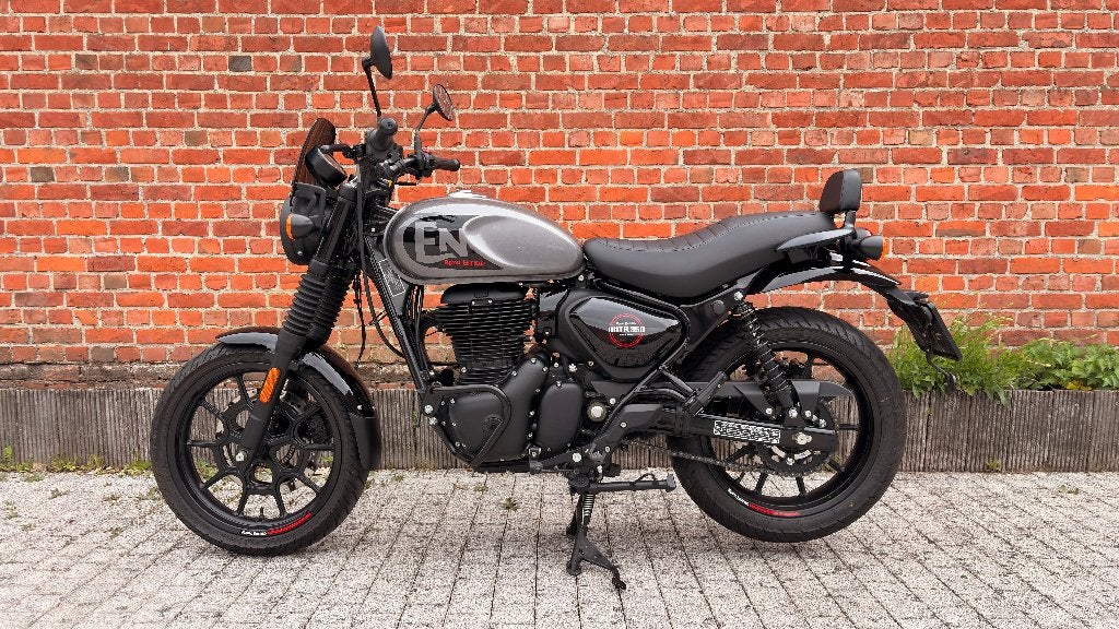 Royal Enfield Hunter 350 Dapper, lage kilometerstand!, Motos, 350 cm³, Entreprise, Occasion, Permis Moto A2 minimum