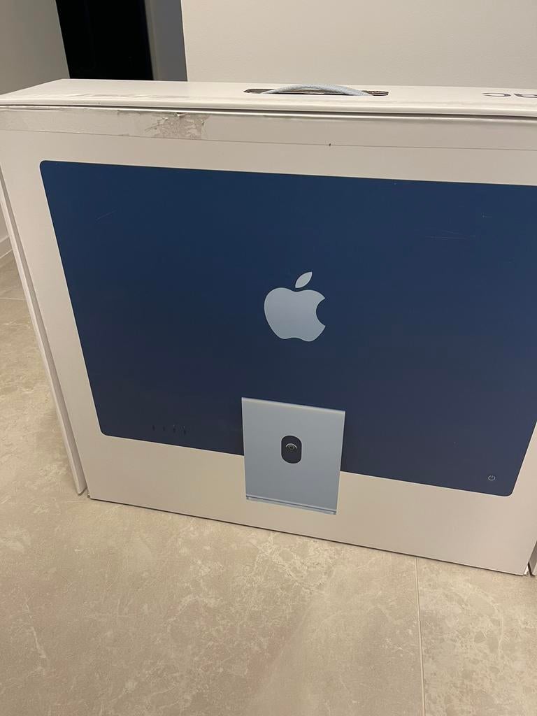 Apple Imac M1 512GB blue (MGPL3F), Computers en Software, Ophalen, Nieuw, IMac