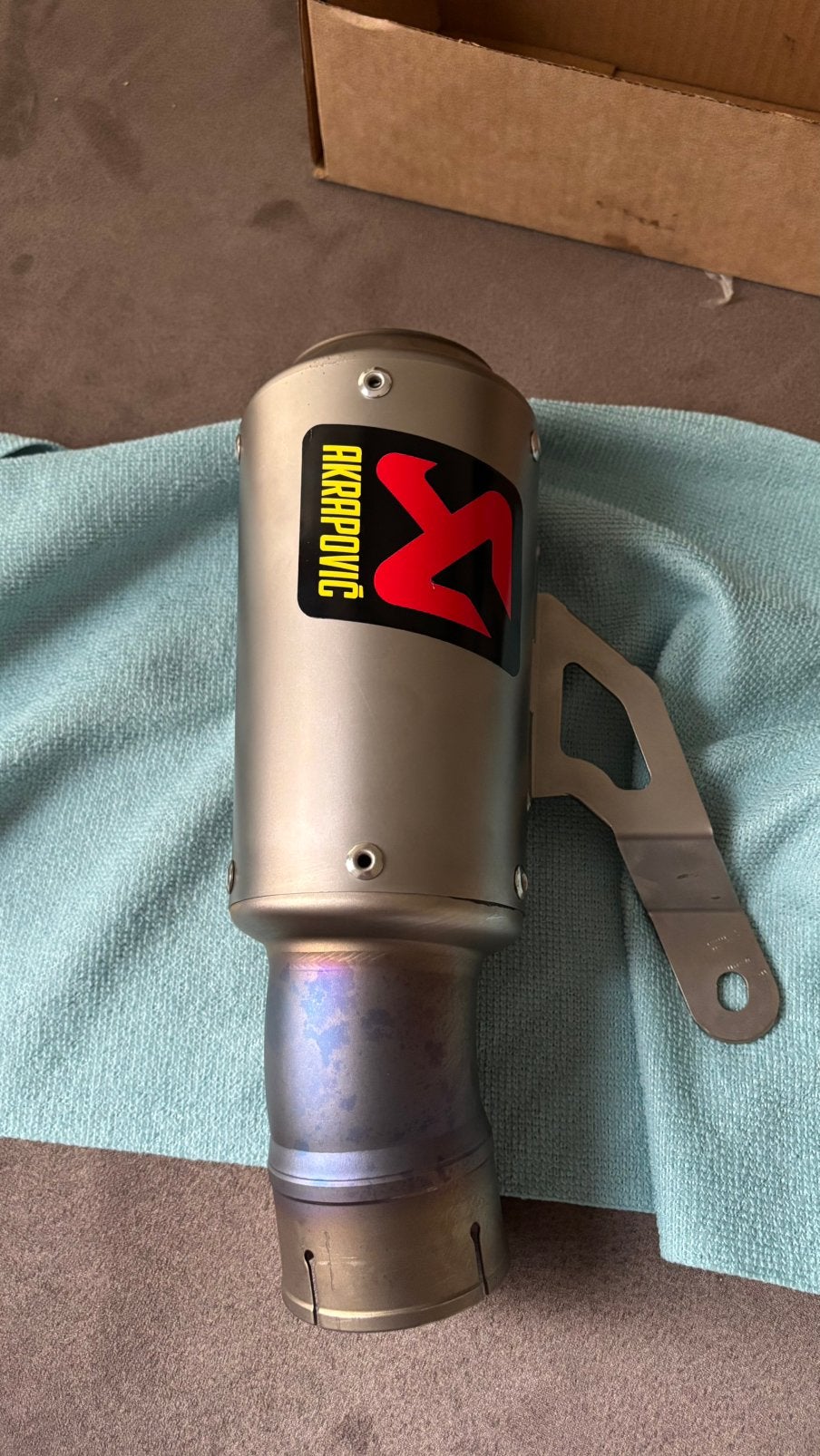 Bmw s1000rr k67 - titanium akrapovic GP uitlaat, Enlèvement ou Envoi, Utilisé