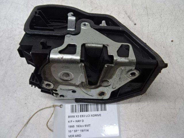 SERRURE DE PORTE ARRIÈRE DROITE BMW X3 (E83) (7202148), Utilisé, Arrière, BMW