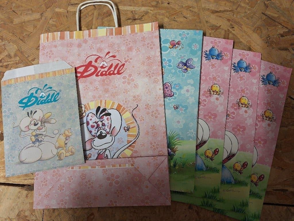 Diddl schriften en zakjes, Enlèvement, Diddl