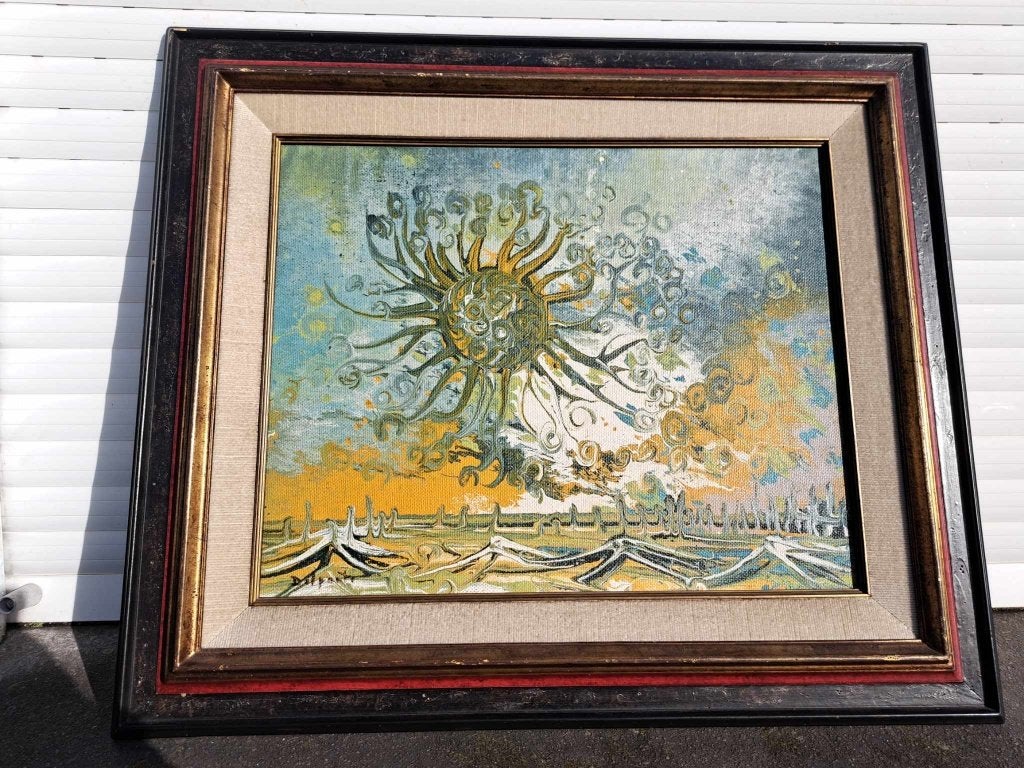 huile sur toile marine signe charles delporte, Enlèvement ou Envoi
