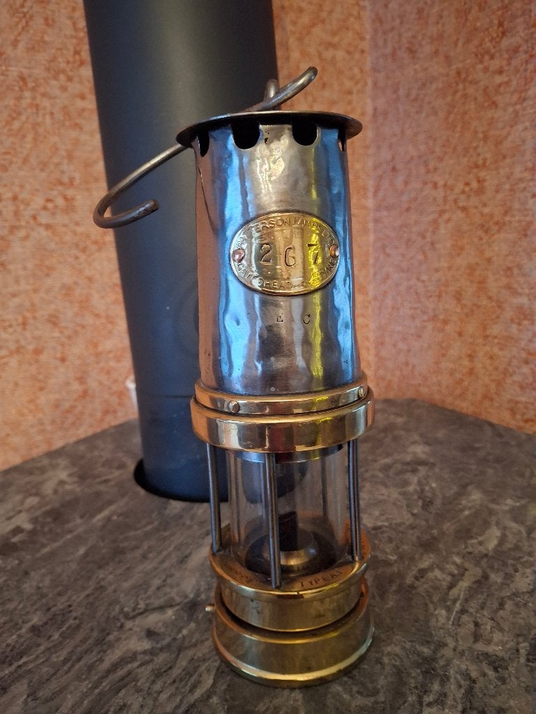 Mijnlamp "PATTERSON LAMPS LTD", Ophalen