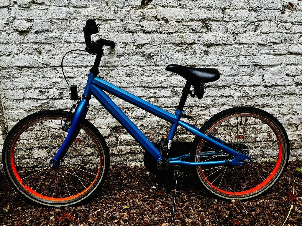 sportieve kinderfiets, Fietsen en Brommers, Ophalen, Gebruikt, Terugtraprem, 20 inch