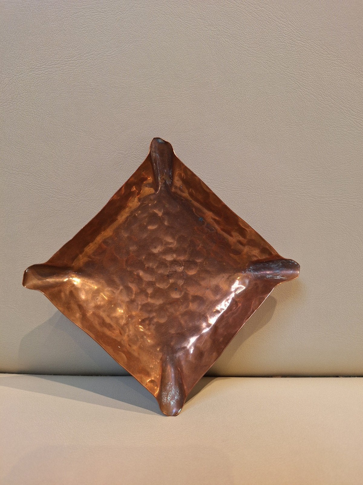 Koperen asbak, Antiek en Kunst, Ophalen of Verzenden, Koper
