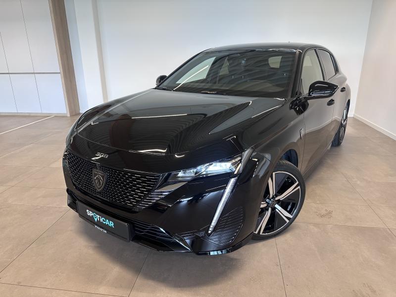 Peugeot 308 GT 1.2 MHEV E-DCS6, Auto's, Peugeot, 1199 cc, Zwart, Bedrijf, 5 deurs