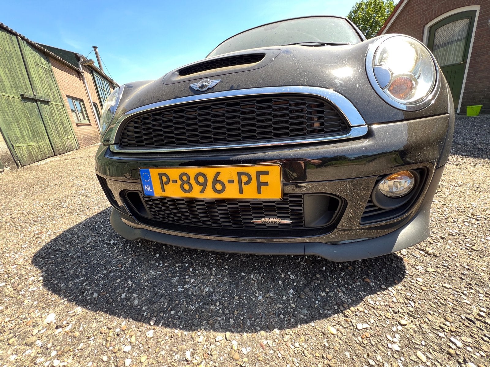 Mini couper s jcw uitvoering 2012  te koop, Auto's, Mini, Voorwielaandrijving, Euro 5, 4 cilinders, Zwart