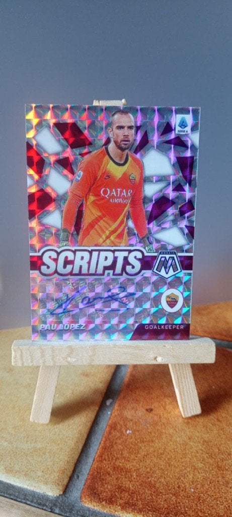 Panini Football Script Pau Lopez Roma Signature Autographe, Hobby en Vrije tijd, Verzamelkaartspellen | Overige, Ophalen of Verzenden