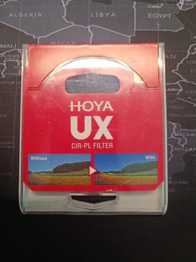 Filtre HOYA UX CIR-PL 77 mm — Filtre polarisant circulaire, Enlèvement ou Envoi, Étui de rangement inclus, Comme neuf, 70 à 80 mm