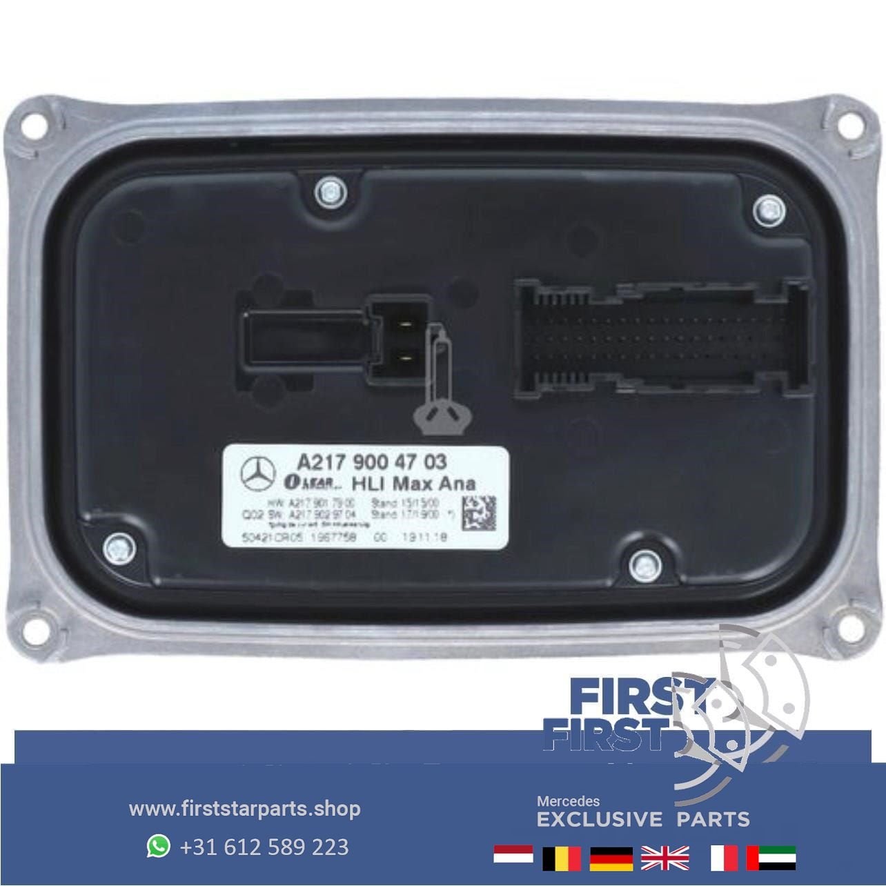 A2179004703 S KLASSE W217 MODULE BALLAST A2179004703 ORIGINE, Gebruikt, -, Ophalen of Verzenden, -