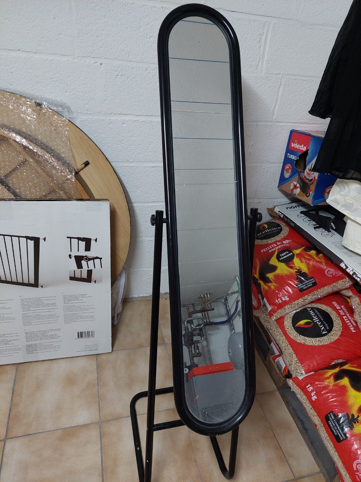 Miroir sur pied amovible, Maison & Meubles, Accessoires pour la Maison | Miroirs, Enlèvement