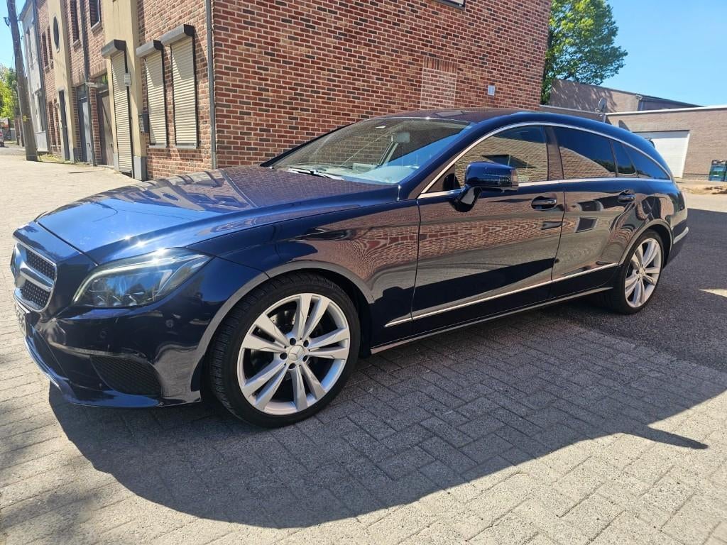 Mercedes CLS 220Cdi 163pk(Bouw2016/178.000km)Euro6, Auto's, Automaat, Euro 6, 4 cilinders, Blauw