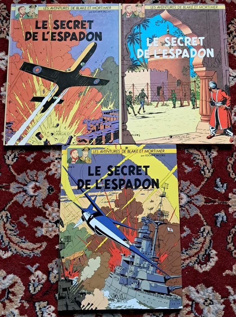 Le Secret de L'Espadon - Volume 1, 2 et 3, Livres, Plusieurs BD, Enlèvement ou Envoi, Edgar P. Jacobs, Utilisé