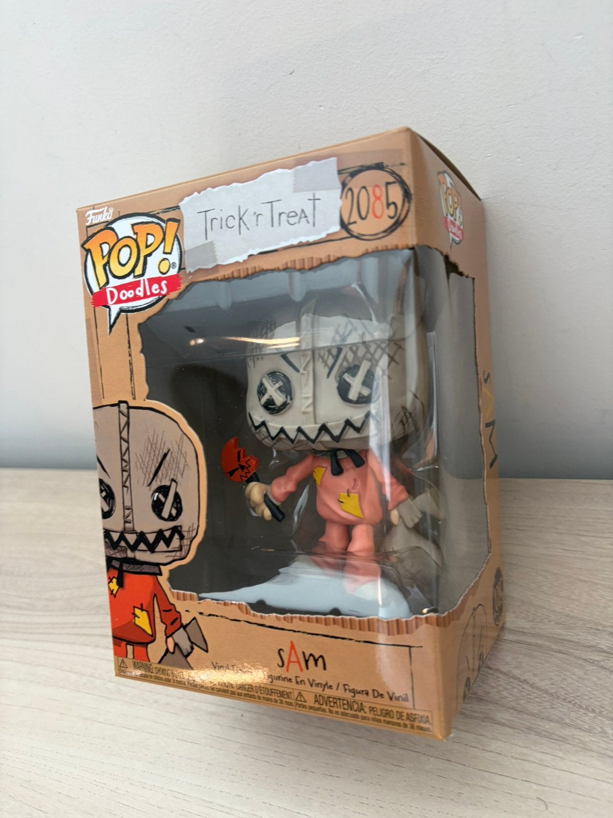 Funko POP! Doodles Sam #2085 Trick ’r Treat Horror Vinyl, Ophalen of Verzenden, Zo goed als nieuw