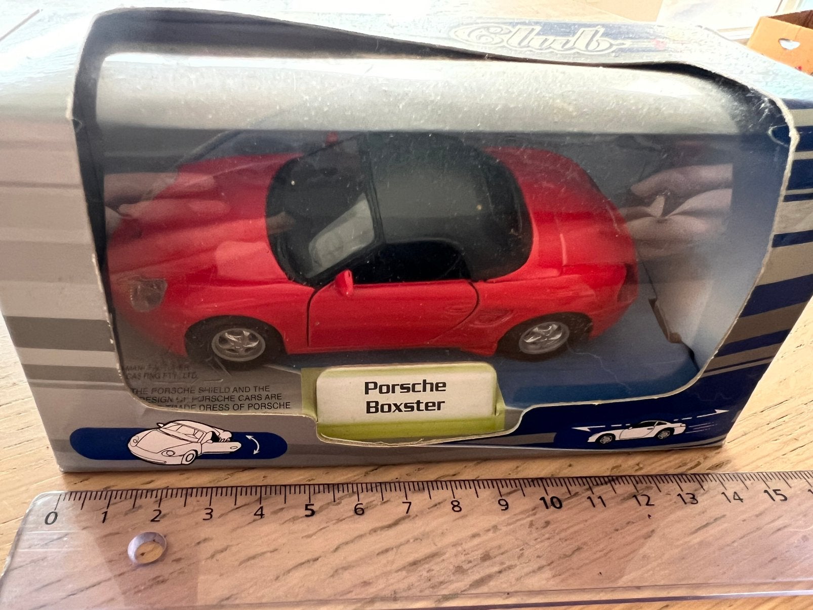 Porsche boxster, Hobby en Vrije tijd, Ophalen of Verzenden, Zo goed als nieuw