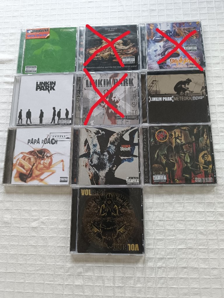 Lot hard rock en metal cd's, CD & DVD, Metal, Comme neuf, Enlèvement, Réédition