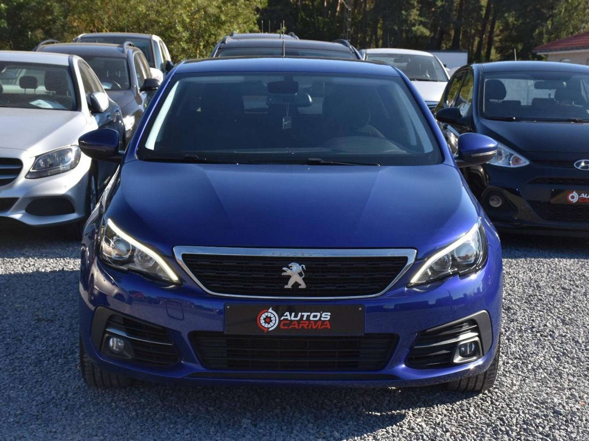 Peugeot 308 Benzine Airco 5Deurs Camera Navigatie ParkeerS, Autos, Achat, Euro 6, Noir, 5 portes