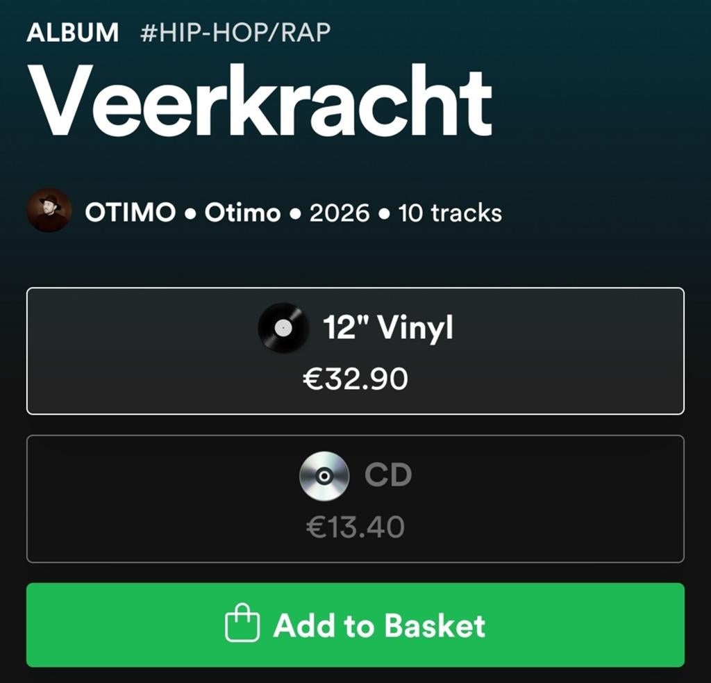 Vinyl album { OTIMO - VEERKRACHT } link in contactgegevens, Cd's en Dvd's, Ophalen of Verzenden