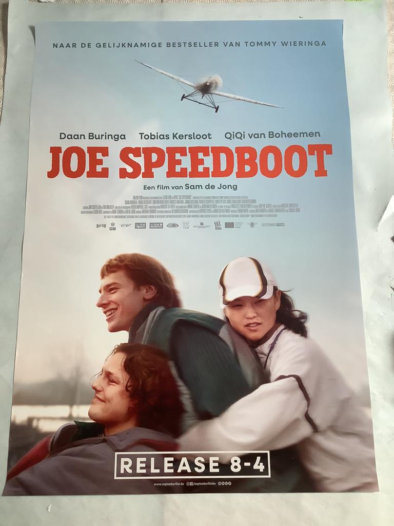 JOE SPEEDBOOT    Filmposter   70-100 cm, Ophalen of Verzenden, Zo goed als nieuw