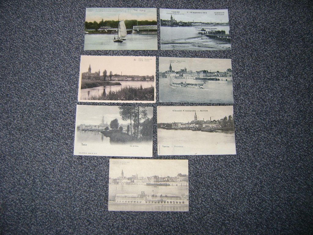TEMSE - POSTKAARTEN, Verzamelen, Ophalen of Verzenden, 1920 tot 1940, Gelopen, Oost-Vlaanderen