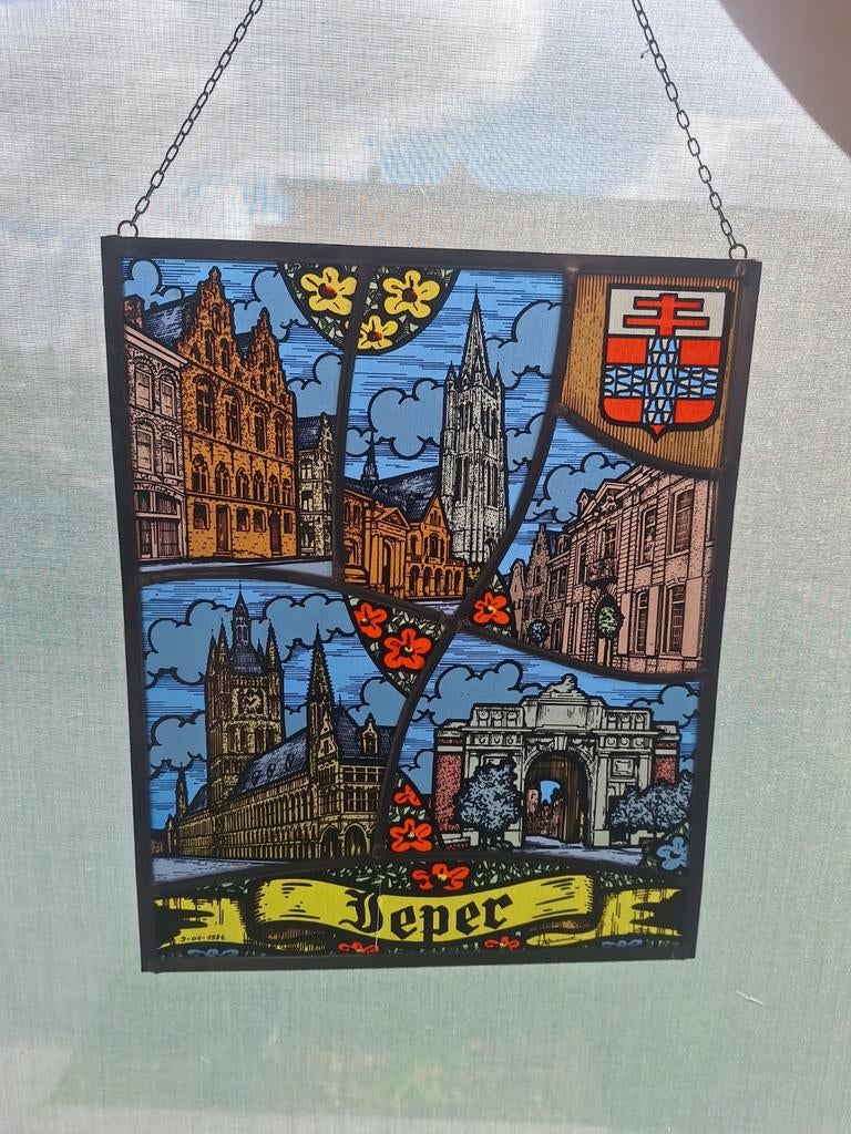 Loodglas ieper, Antiek en Kunst, Kunst | Schilderijen | Abstract, Ophalen