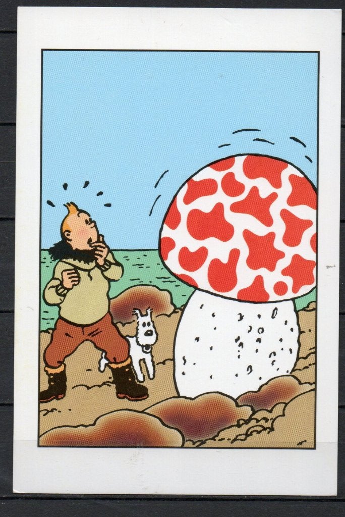 Carte postale : Hergé : Tintin/ L'étoile mystérieuse - 038, Enlèvement