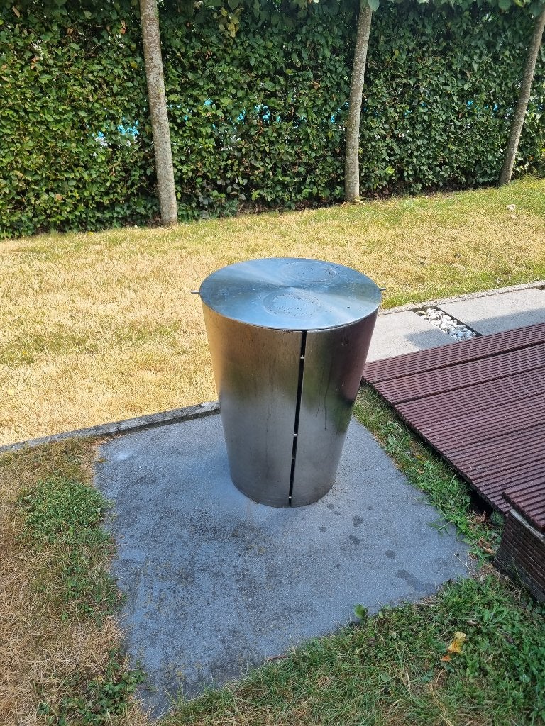 Eva Solo grill rvs, Tuin en Terras, Ophalen, Gebruikt