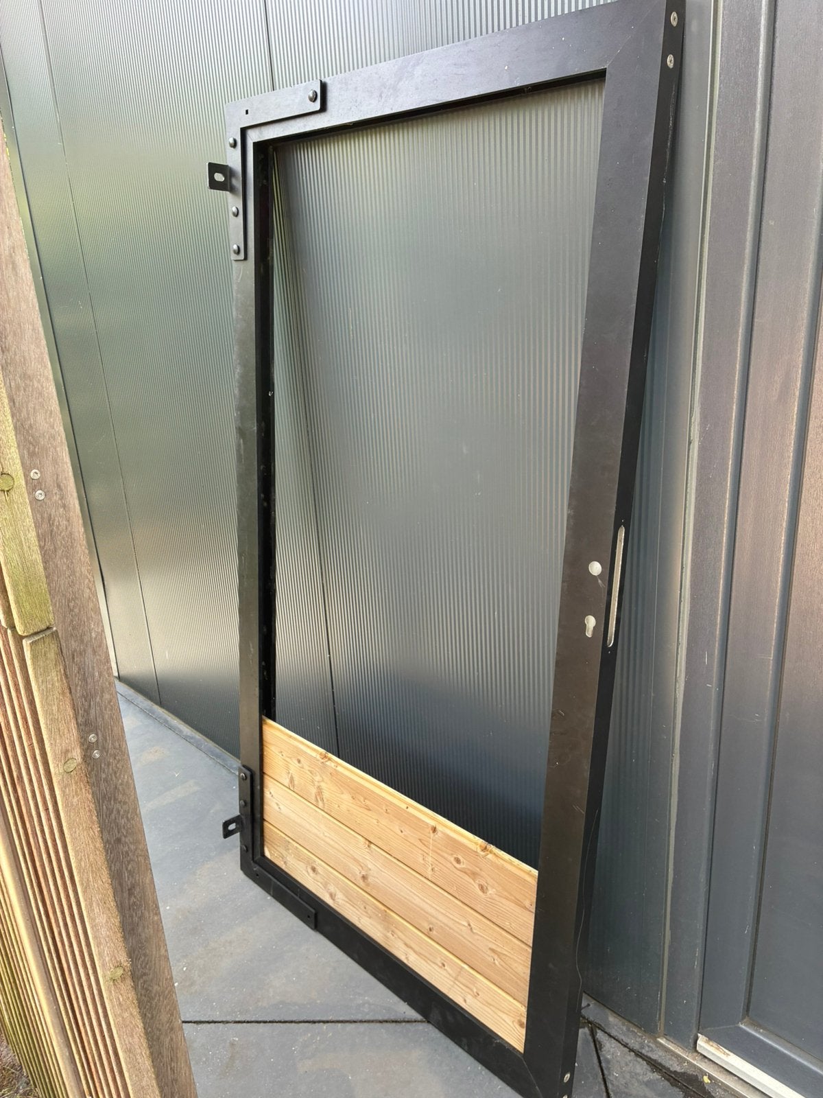 Tuinpoort, Tuin en Terras, Ophalen, Gebruikt, Minder dan 100 cm, Aluminium