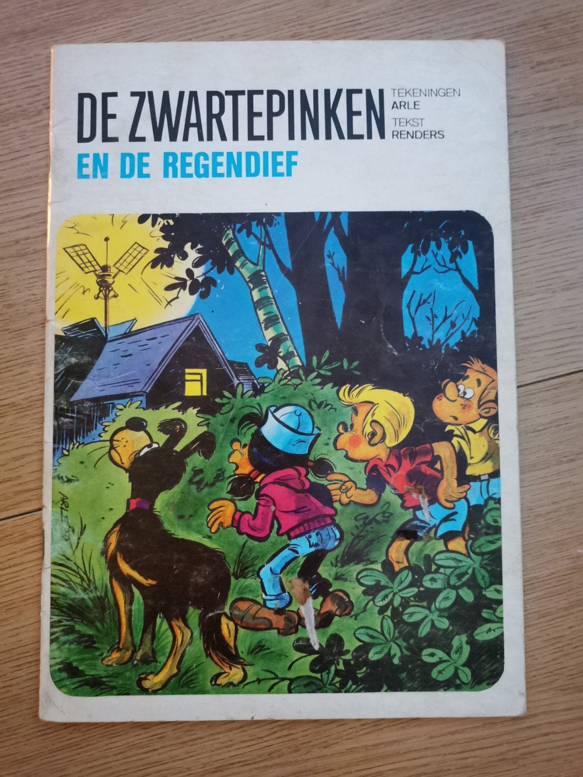 De zwartepinken en de regendief - Arle-Renders 1970 Zeldzaam, Gelezen, Ophalen of Verzenden, Arle - Renders, Eén stripboek