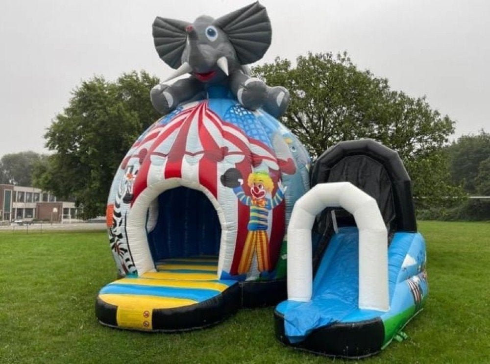 Springkasteel disco circus, Ophalen
