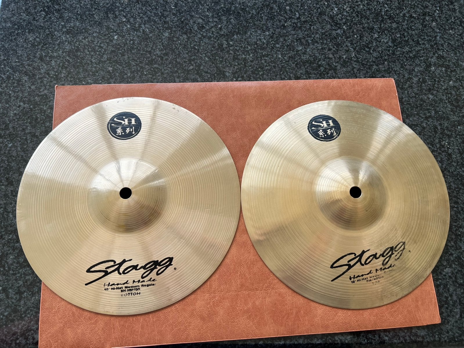 Hihat cymbalen Stagg 10”, Muziek en Instrumenten, Ophalen of Verzenden, Zo goed als nieuw
