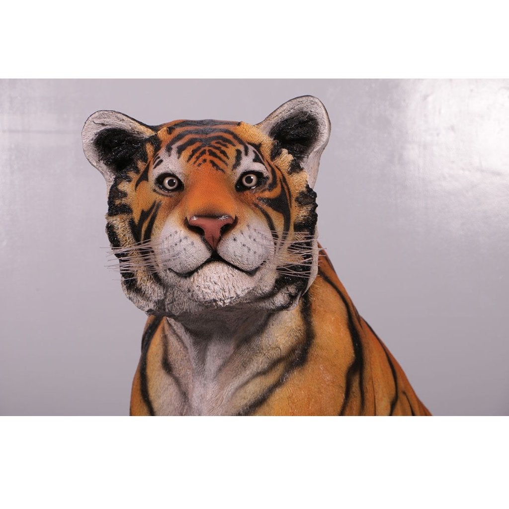 Zittende tijger — Tijgerbeeld, 129 cm lang, Ophalen, Nieuw